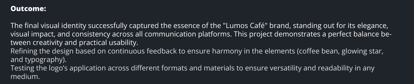 Lumos Café brand design